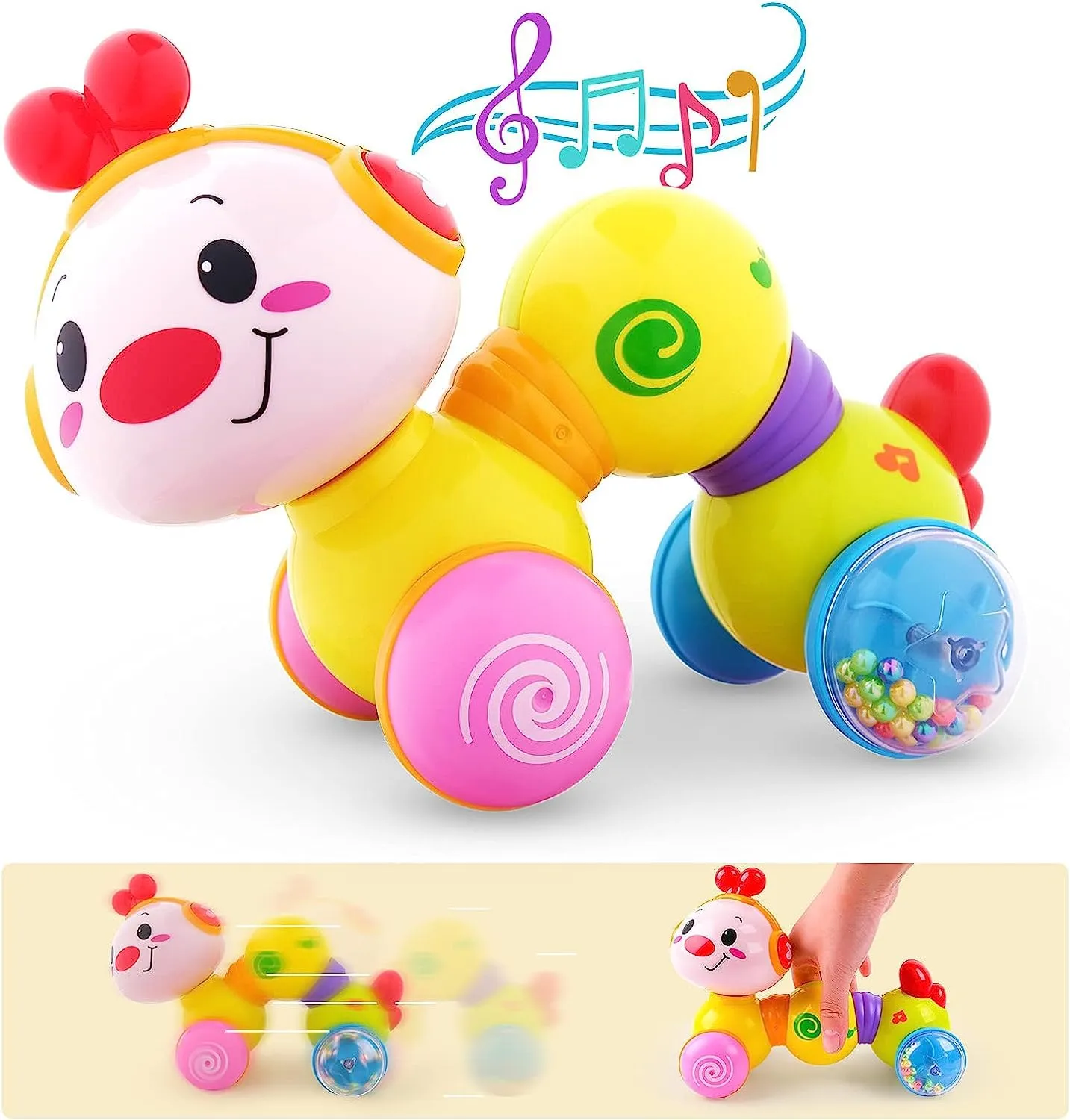 Caterpillar Press & Go Toy